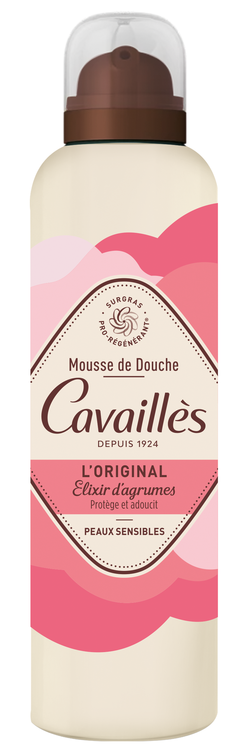Cavailles Original Shower Foam Elixir D'Argumes Sitruksinen suihkuvaahto 200 ml