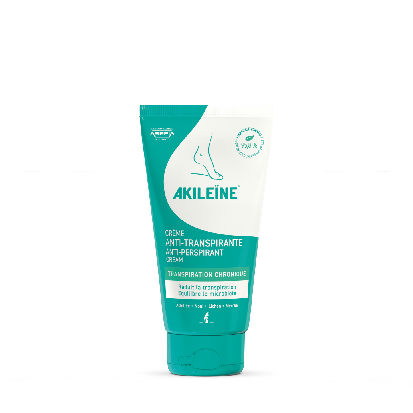 AKILEINE ANTI-PERSPIRANT FOOT CREAM VOIDE HIKOILUUN 75 ML