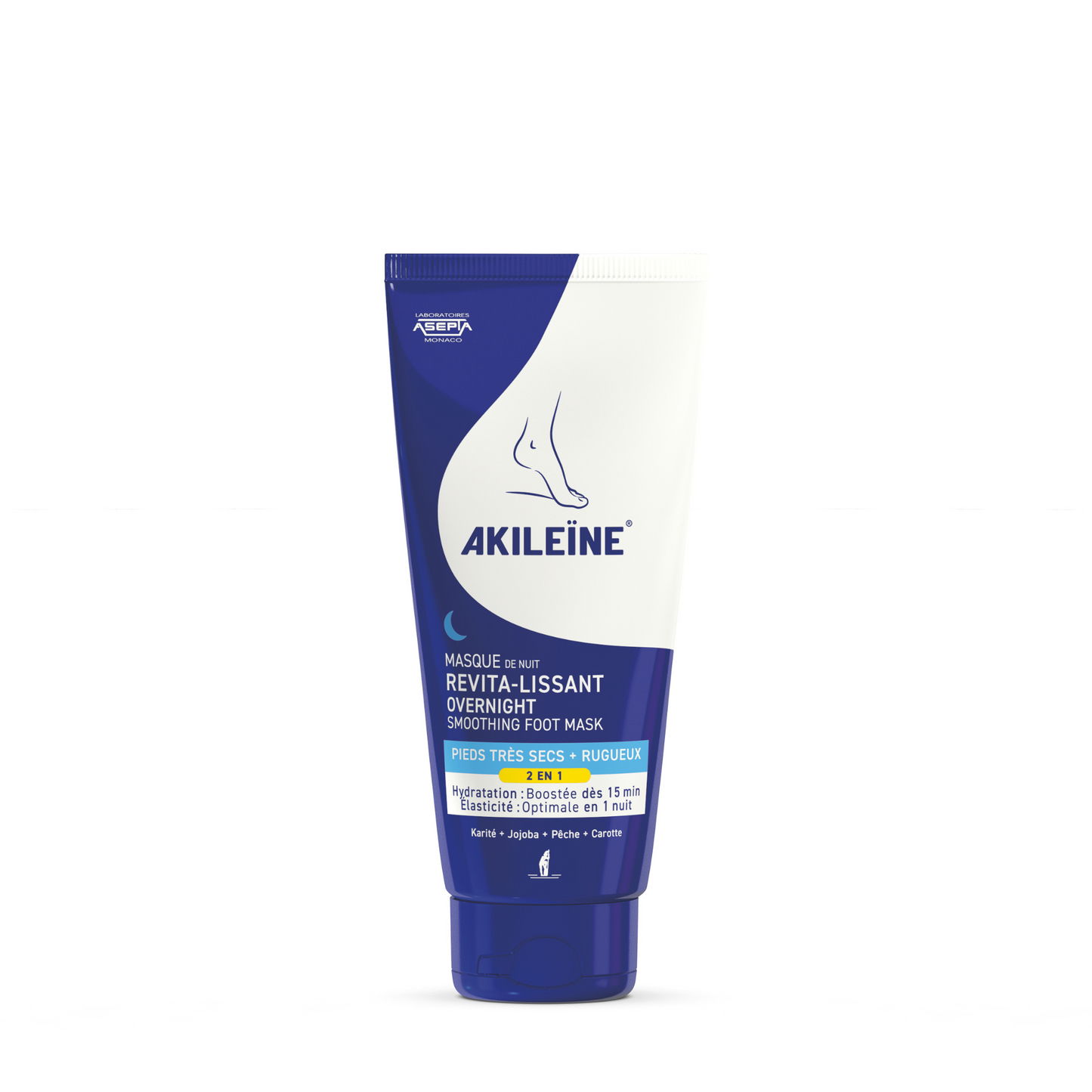 AKILEINE OVERNIGHT FOOT MASK JALKANAAMIO 100 ML