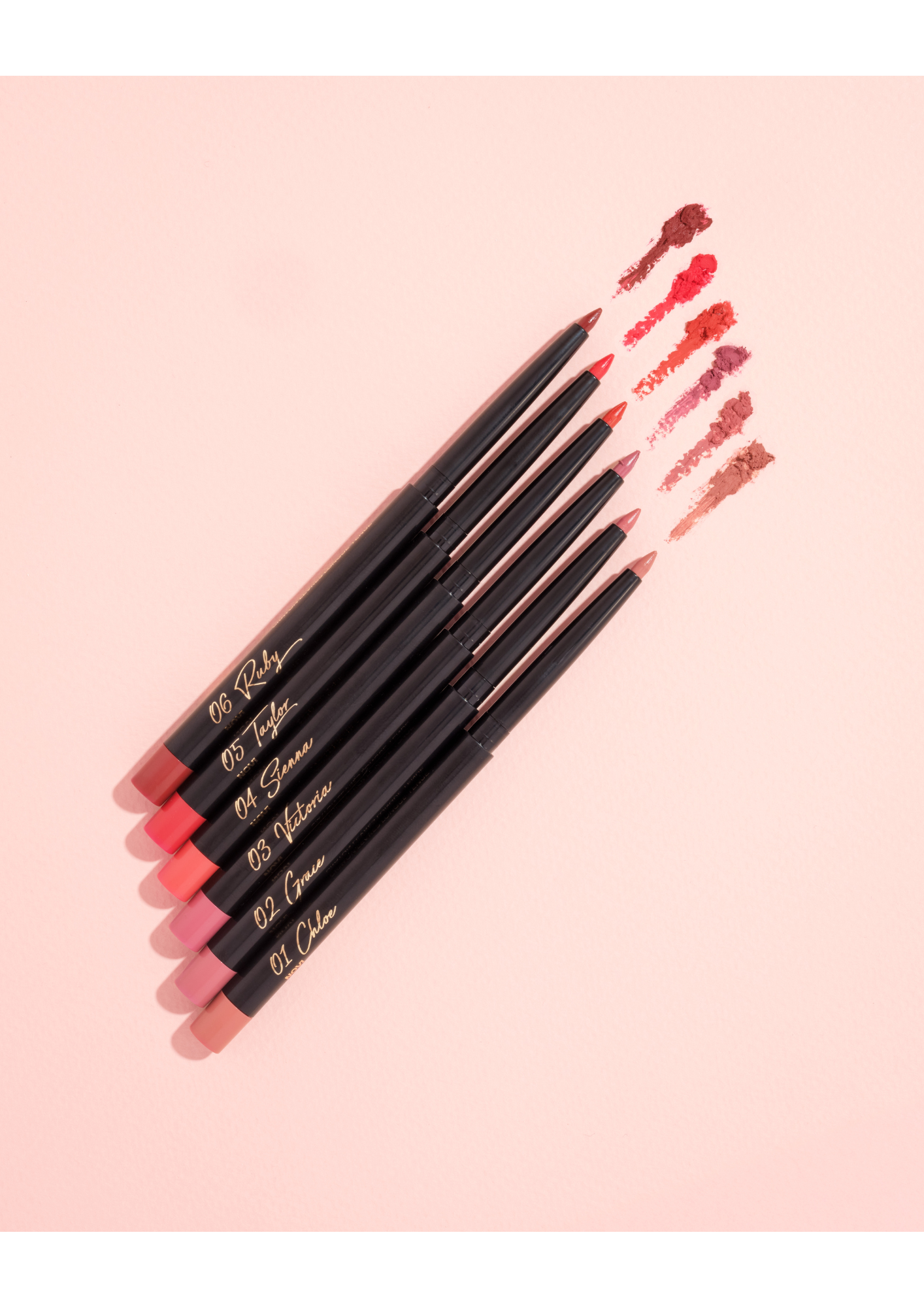 Jozz Beauty huultenrajauskynä 6 eri sävyä