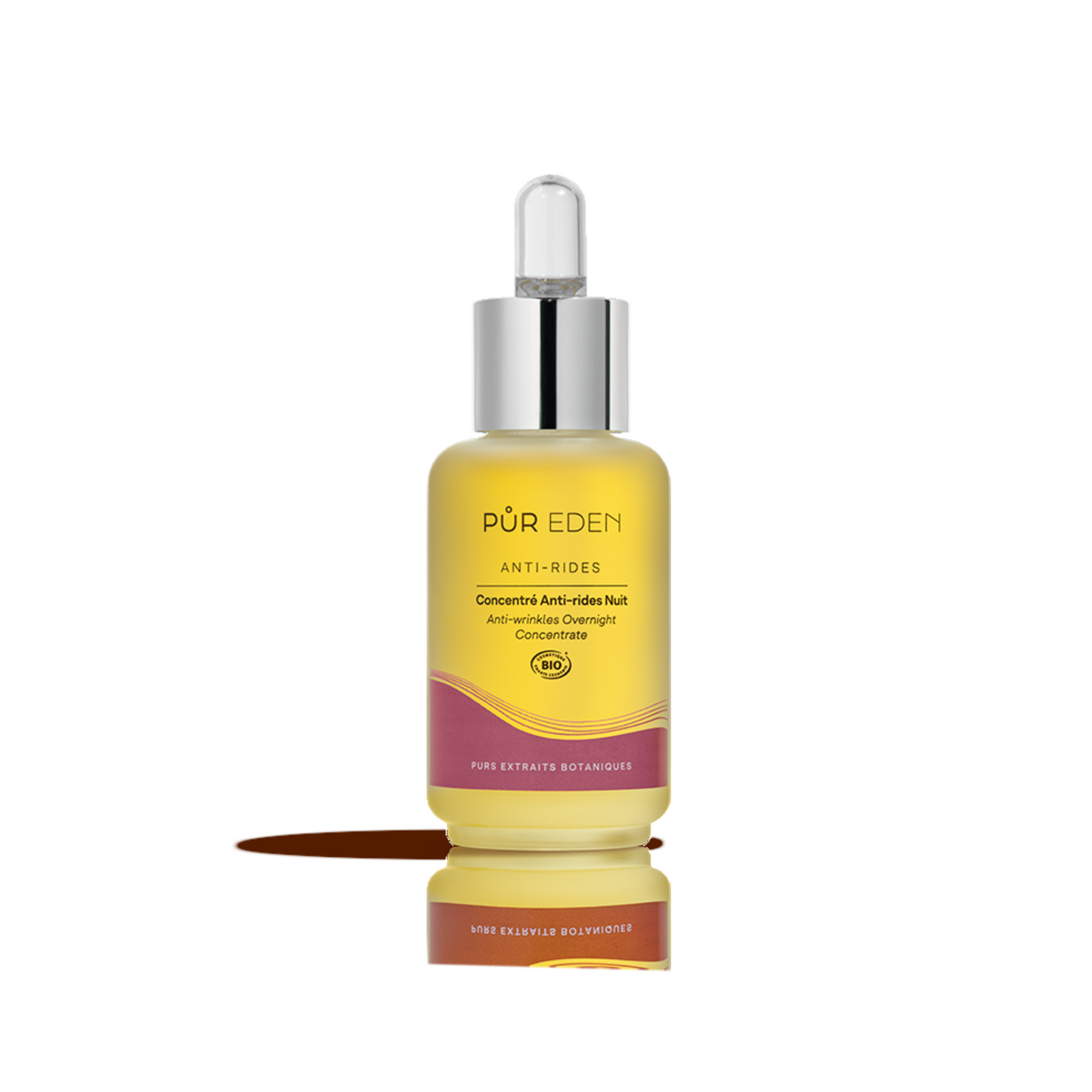 PUR EDEN ANTI-WRINKLE ELVYTTÄVÄ KIINTEYTTÄVÄ YÖSEERUMI 30 ML