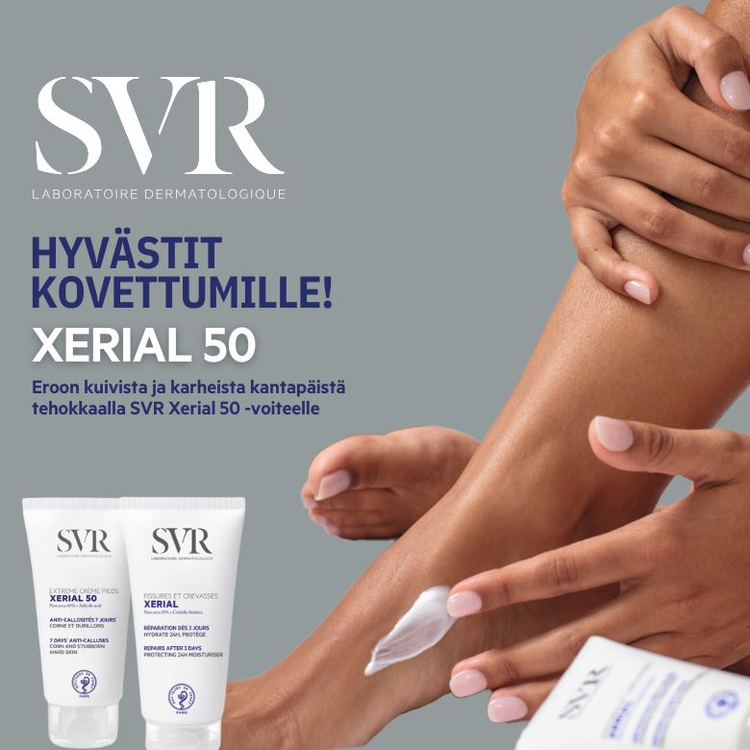 SVR Xerial -Kuivalle, hilseilevälle iholle - Jalkojen hoitoon