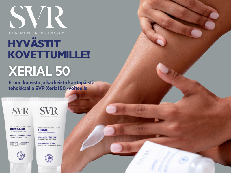 SVR Xerial -Kuivalle, hilseilevälle iholle - Jalkojen hoitoon