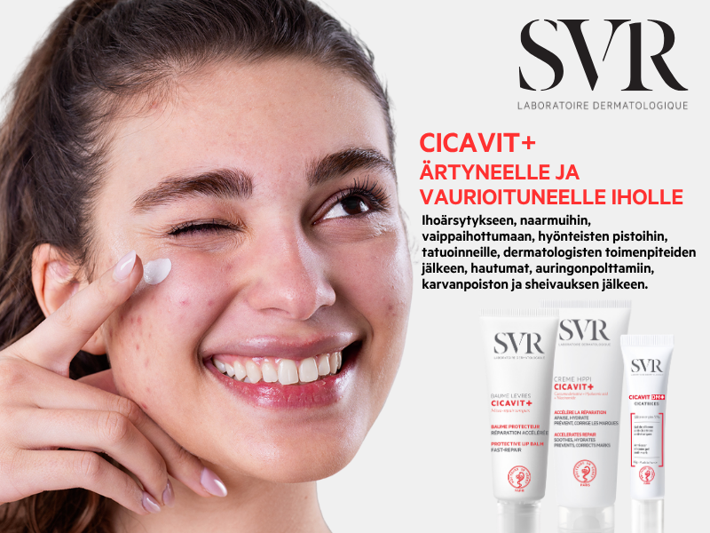 SVR Cicavit -Ärtyneelle ja vaurioituneelle iholle