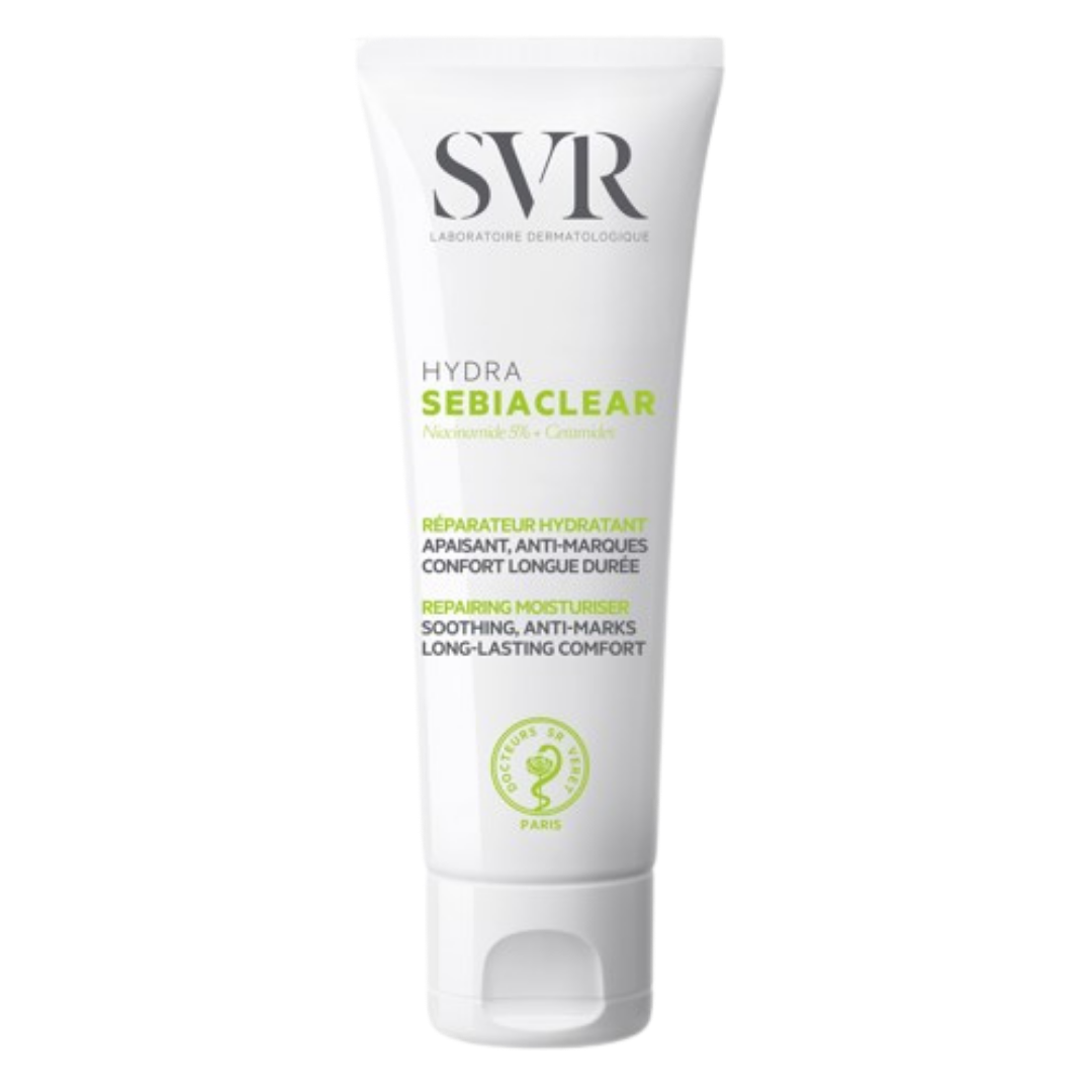 SVR SEBIACLEAR HYDRA - Rauhoittava, korjaava ja kosteuttava voide akne-alttiille iholle 40ml