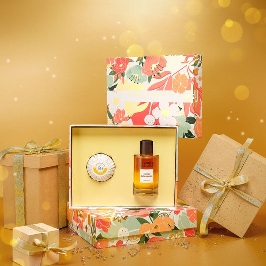LSG Parfyymi Joululahjasetti. Tuoksuva lahjapaketti – kahdella vastustamattomalla tuoksulla