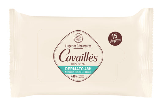 Cavailles Dermato 48h Wipes Deopyyhkeet 15 kpl