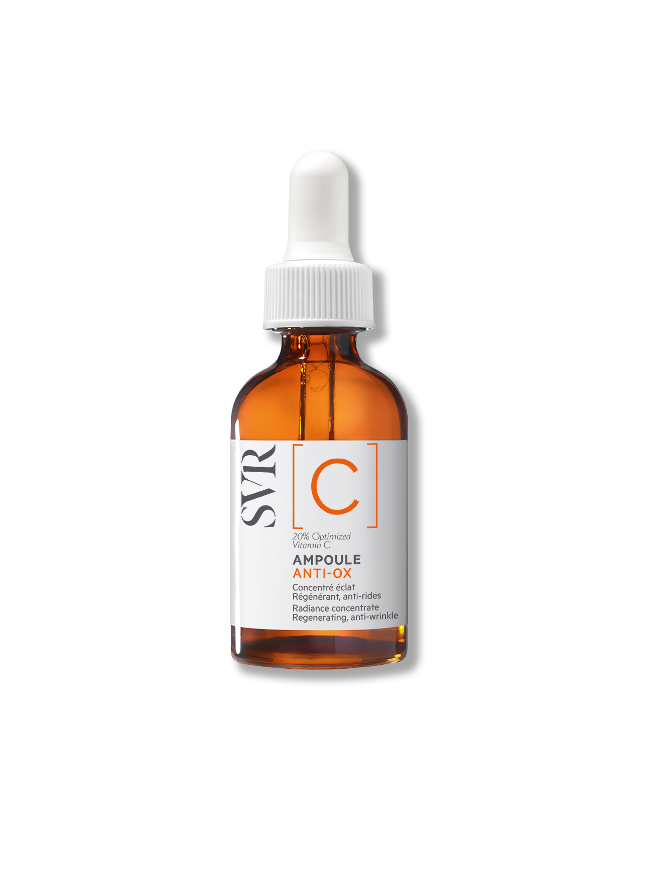 SVR AMPOULE C ANTI-OX Kirkastavat tehotipat 30ml – Hehkua ja energiaa ihollesi, C-vitamiini seerumi