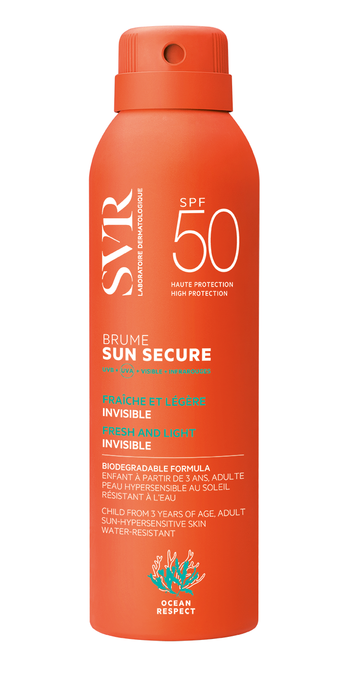 SVR SUN SECURE BRUME SPF50+ spray vartalolle 200 ml