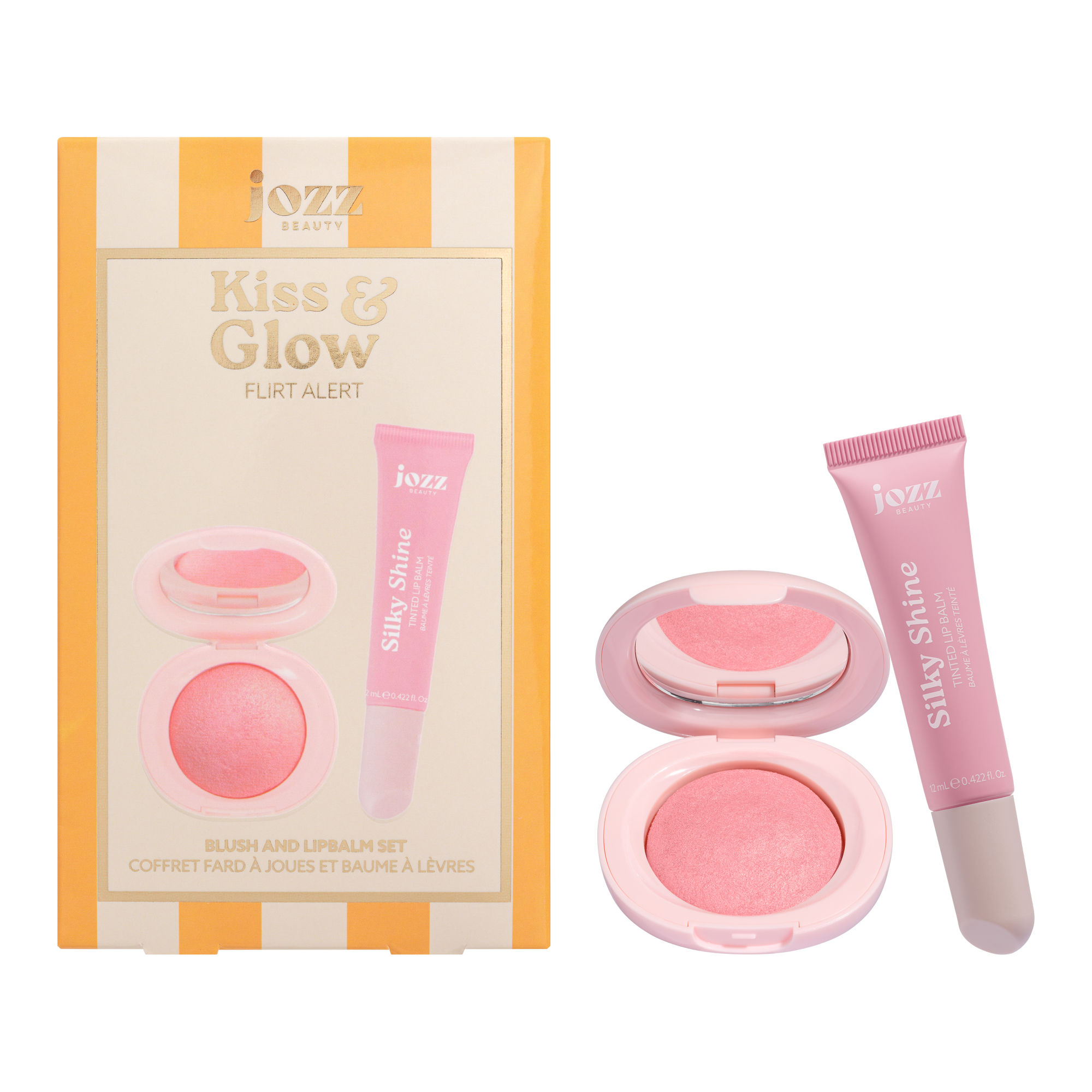 Jozz Beauty KISS&GLOW Poskipuna&huulivoide 2 eri sävyä