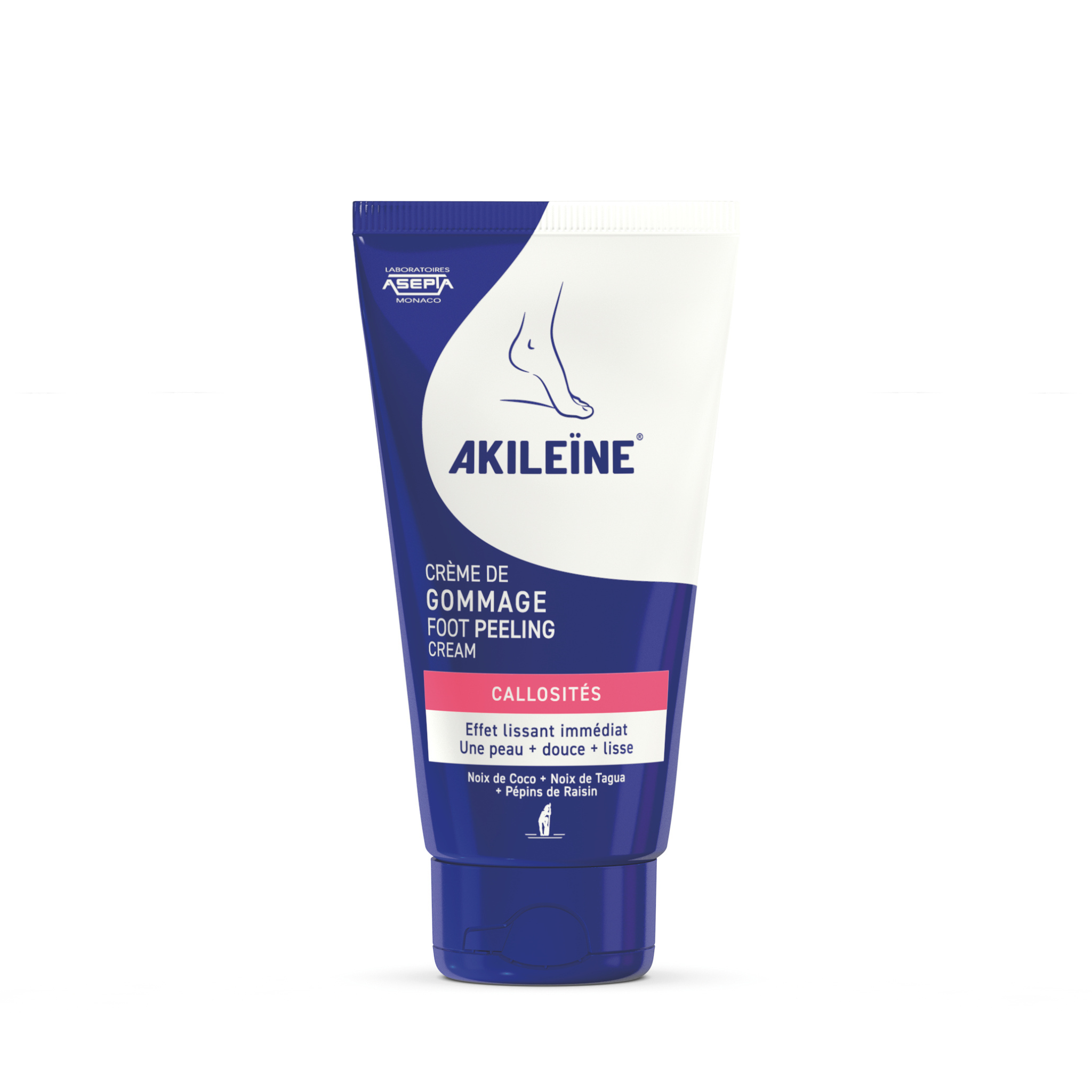 AKILEINE PEELING CREAM KUORINTAVOIDE JALOILLE 75 ML