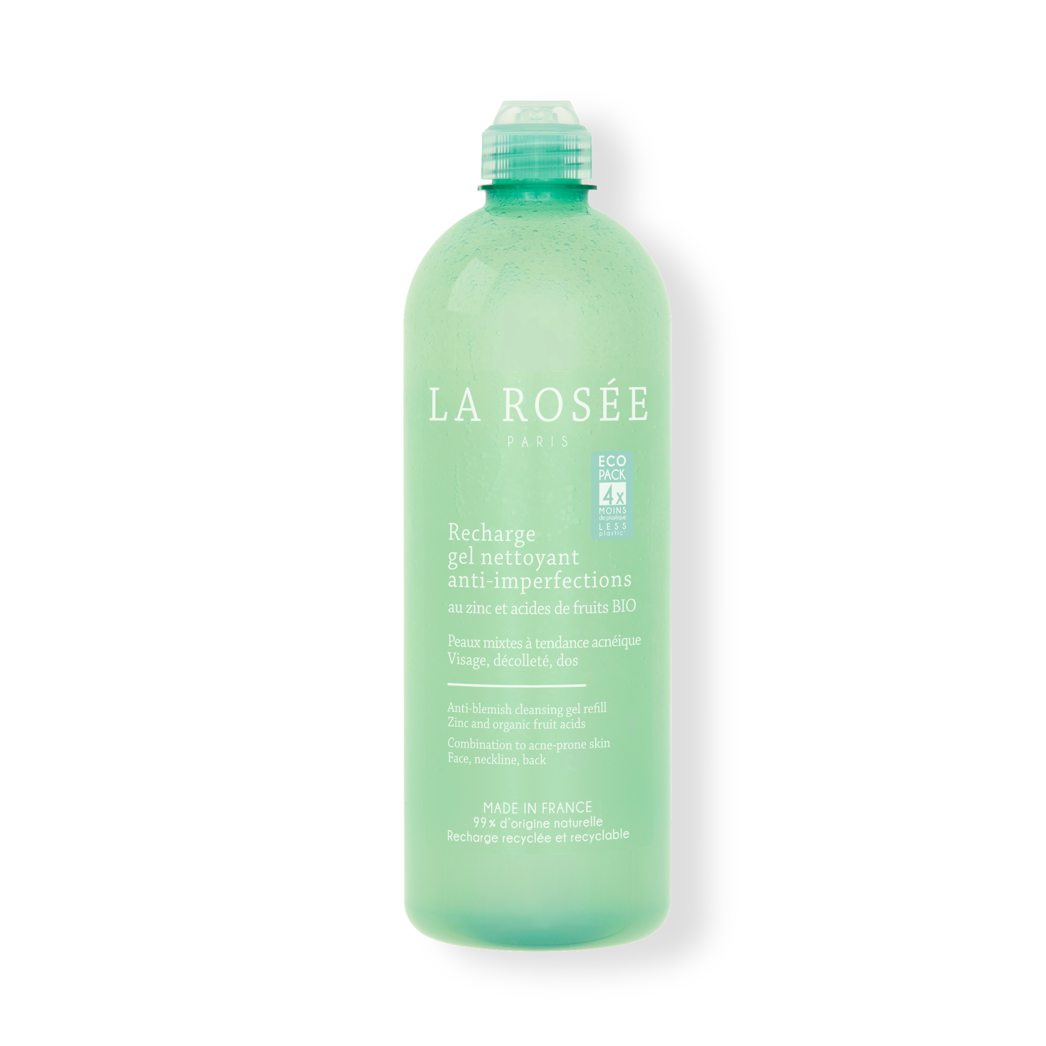 La Rosée Anti-blemish Cleansing Gel Puhdistusgeeli epäpuhtaalle iholle 400 ml