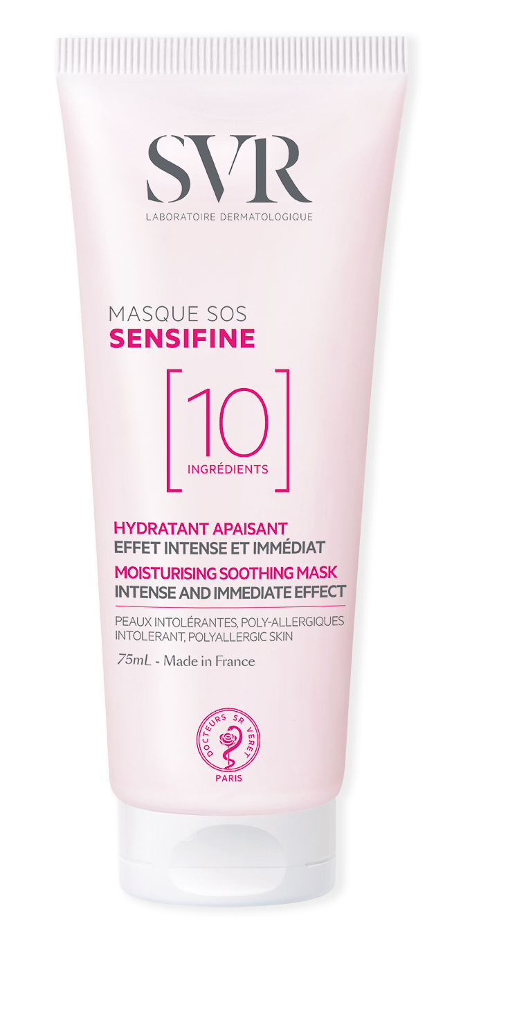 SVR SENSIFINE MASQUE 10 Naamio 75 ml, Rauhoittava, kosteuttava, välitön vaikutus