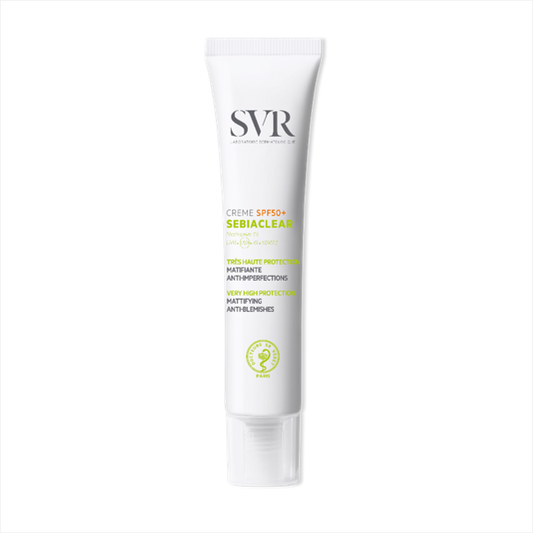 SEBIACLEAR CREME SPF50+ Aurinkovoide epäpuhtaalle iholle 40 ml