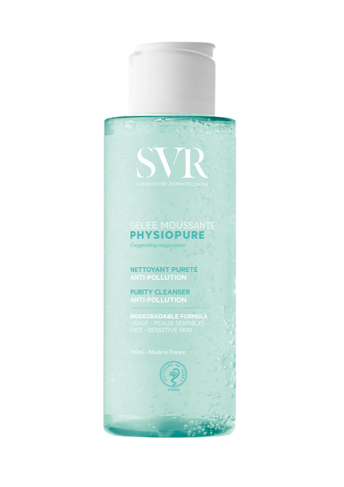 SVR Physiopure Gel Moussant – Puhdistusgeeli 100 ml matkakoko